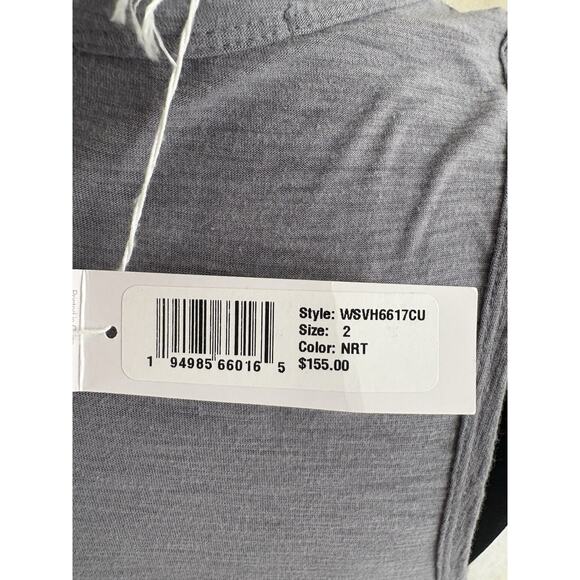 Standard James Perse Tank Dress – Size 2 – Gray Stretch Knit, Minimalist Travel - Picture 6 of 9